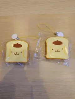 ガチャガチャ サンリオ ふわふわパンマスコット ポムポムプリン 2個セット