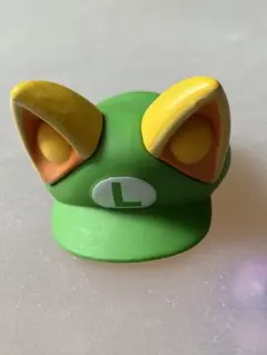 ルイージの帽子デザイン　ボトルキャップフィギュア