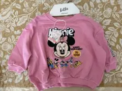 新品＊しまむら リトシー ミニーマウス トレーナー ピンク 90