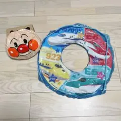 新幹線デザイン 浮き輪 アンパンマン ボール 55cm