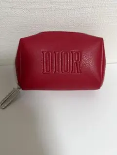 Dior オリジナルポーチ ノベルティ 非売品 レッド