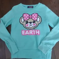 EARTH MAGIC トレーナー 130サイズ ミントグリーンのサムネイル