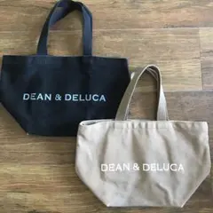 2点　限定カラー　定番黒DEAN&DELUCA ディーン&デルーカ　トートバッグ