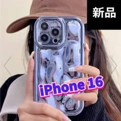 【新品未使用品】iPhon16 ケース キラキラ アイフォン カバー メタリックのサムネイル