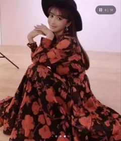 エイミーイストワール　フリルロングワンピース