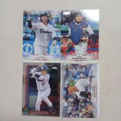 ヤクルト中村悠平　2025 topps npb chrome 長岡秀樹奥川恭伸