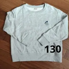 ユニクロ ドナルドダック トレーナー グレー 130