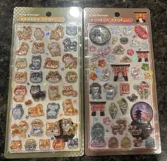正規品　ボンボンドロップシール 和柄 2枚セット　ボンドロ　シール　新品