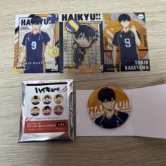 ハイキュー　影山飛雄　缶バッジ