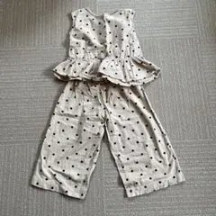PAIR MANON ドット柄セットアップ　140のサムネイル