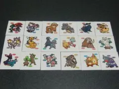 １８枚セット　ポケモン　デコキャラシール　第一パン