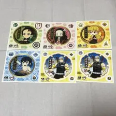 鬼滅の刃 くら寿司コラボ 特典シールセット 炭治郎・禰豆子・善逸・伊之助・宇髄