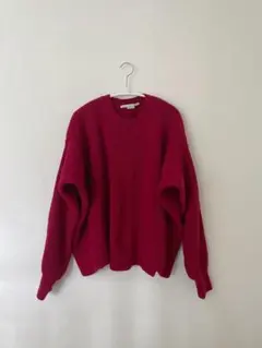 STELLA McCARTNEY 赤 リブ編み 長袖ニットのサムネイル