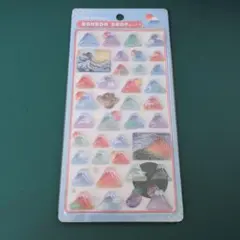 ボンボンドロップシール 和柄 富士山