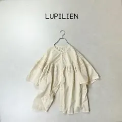 LUEUF ルフ ラミー ローン レイヤード長袖シャツ リネン 麻 パープル 