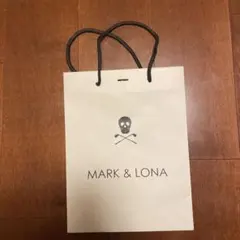 MARK & LONA スカルロゴ 紙袋　ショッパー