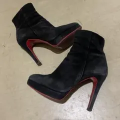 DIANA ダイアナ　ショートブーツ　黒 スエード