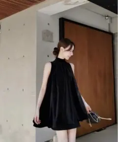 maisoncelon velour tie blouse ベロアタグ付　完売品 maisoncelon velour tie blouse 完売品 ブラウン - メルカリ