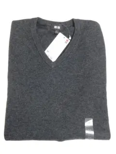 UNIQLO コットンカシミヤVネックセーター　メンズM