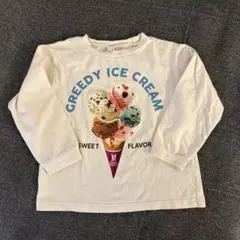 31コラボ　デザイン長袖カットソー 110