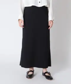 DRESSLAVE knit georgette fit long skirtのサムネイル