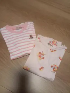 ミキハウス&ホットビスケッツの 長袖カットソー 120cm