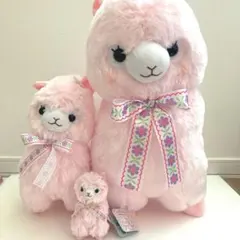 アルパカッソフラワーリボンももちゃん 3点セット