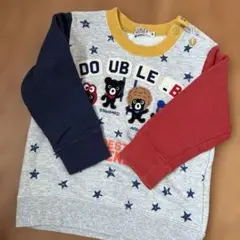 DOUBLE.B トレーナー 90cm