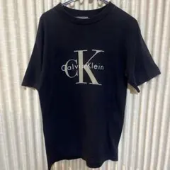 Calvin Klein Tシャツ 黒　USA製　90s ヴィンテージ　M