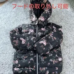 H&M ユニコーン柄 ダウンコート 6-7 120