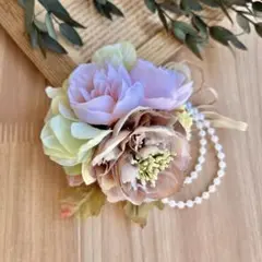 ハンドメイド　コサージュ