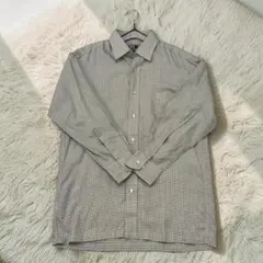 【美品】DAKS 長袖 ボックスカット チェックシャツのサムネイル
