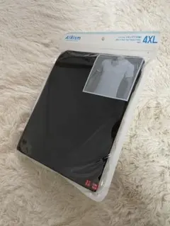 UNIQLO AIRism VネックT 半袖 4XL ブラック　未使用のサムネイル