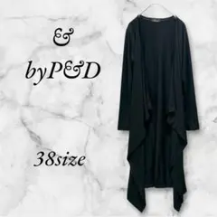 美品♡ 【& byP&D】 長袖 ロングカーディガン (38) ブラック