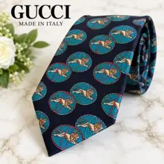 GUCCI ネクタイ ボルドー アニマル柄 - メルカリ