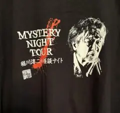 【新品未開封】spins完全受注生産！稲川淳二 プリントTシャツ M/ブラック 新品未開封】spins完全受注生産！稲川淳二 プリントTシャツ M