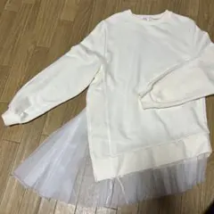 ZARA ホワイト トレーナー 11-12歳