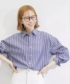 ロペピクニック　ストライプシャツ/UVカット