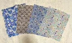 ハローキティ　リバティ　公式オンライン限定色　カットクロス4枚　約25×30㎝