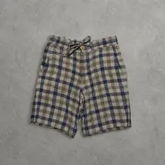 00s archive y2k checkered plaid shortsのサムネイル