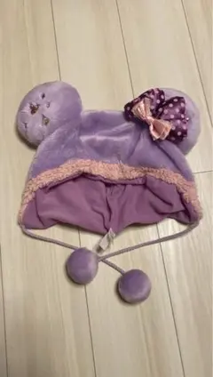 ディズニー ミニー ファンキャップ 紫 パープル