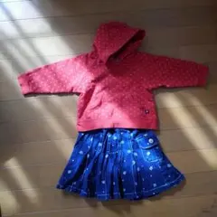 Daddy oh Daddy 90㎝トレーナー&95㎝デニムスカートのセット