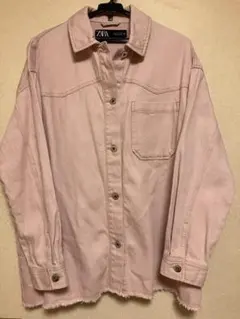 ZARA ピンク デニムジャケット