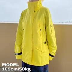 ザノースフェイス ナイロンジャケット パーカー XL 黄色 黒 10743