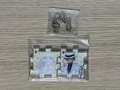 コナン展　アクリルパズル　怪盗キッド　江戸川コナン