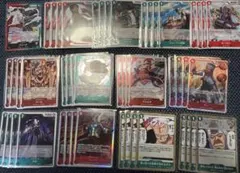 ワンピースカード 赤緑クリークデッキ パーツ