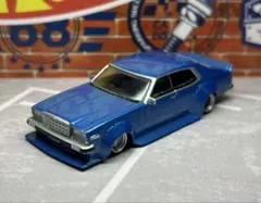 アオシマ 1/64 231ローレル ミニカー シャコタン 深リム 旧車