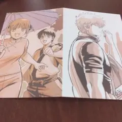 銀魂 映画 特典 ポストカード 銀時 新八 神楽