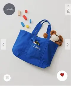 L.L.Bean × DOORS 別注 グローサリートート BLUE ブルー - メルカリ