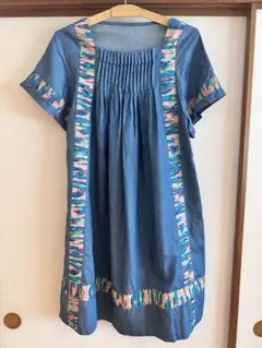 TSUMORI CHISATO デニムブルー 半袖ワンピースのサムネイル